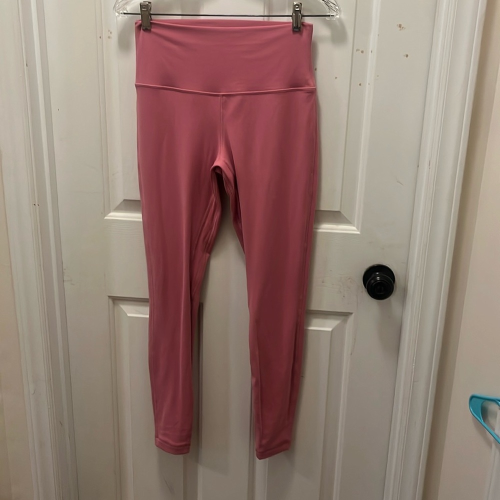 🍋 LIKE NEW Lululemon Align High-Rise Pant 28" - Pink Blossom - Sz 8